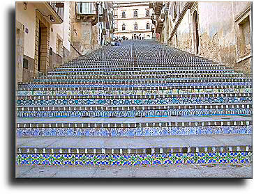 Caltagirone - Stairs of S. Maria del Monte made of ceramics