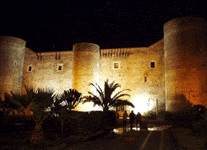 Castello Ursino di notte