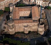 Veduta castello ursino dall'alto