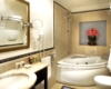 inside the bathroom with jacuzzi