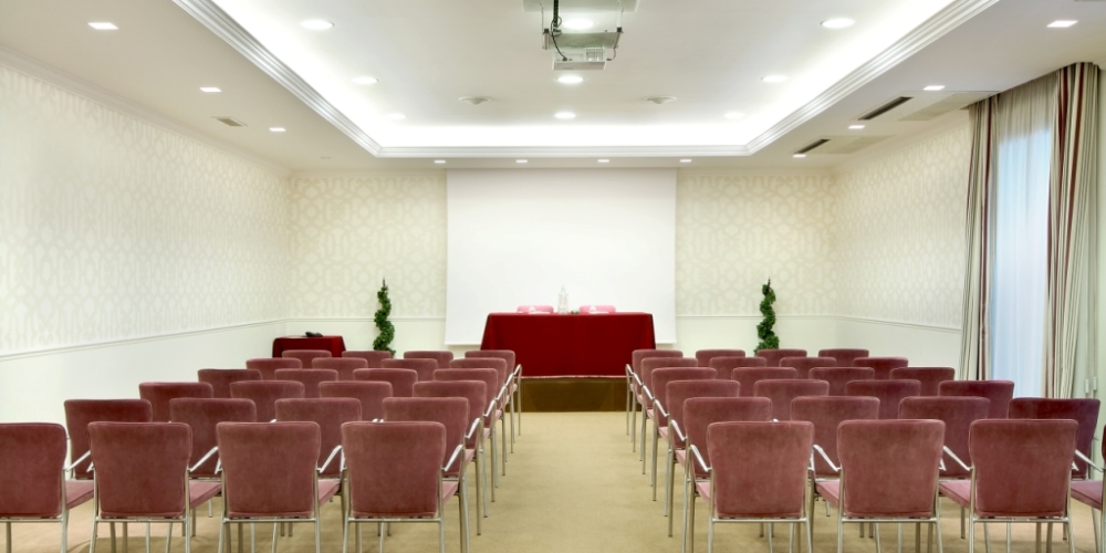 Another meeting room for Events ready for a conference