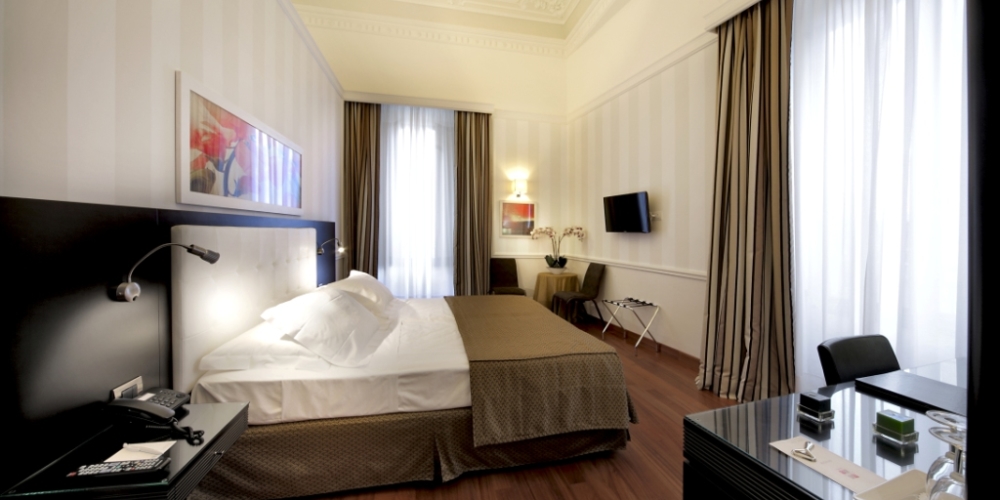 Deluxe double bed room view