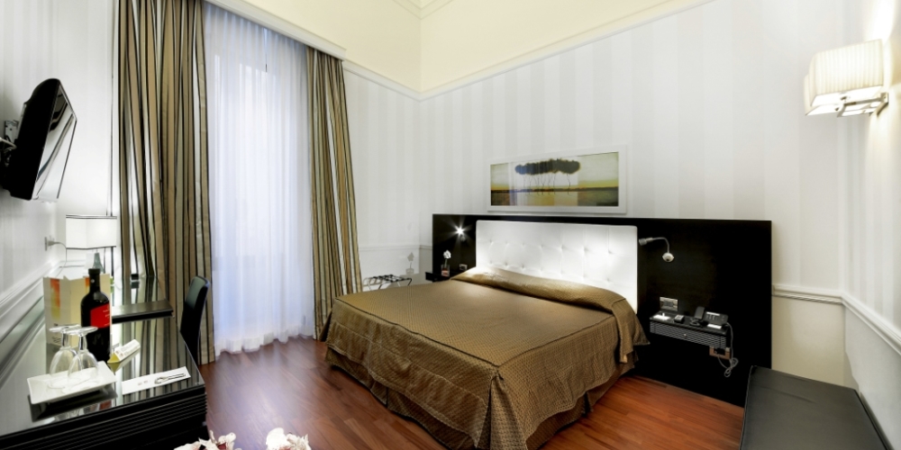 deluxe double bed room view